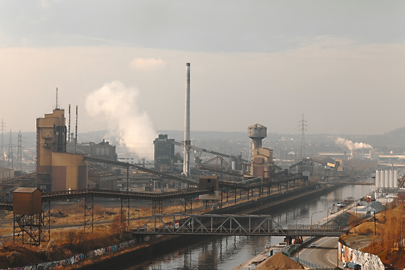 Le Quartier Industriel De Charleroi En Belgique