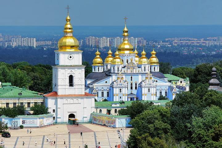 L'Église Orthodoxe De Kiev En Ukraine