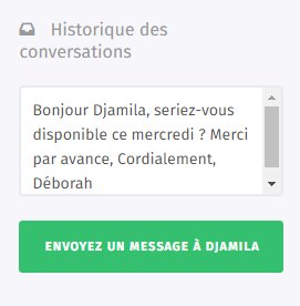 Retrouvez En Ligne L'Historique De Vos Conversations Avec Les Aidesménagères