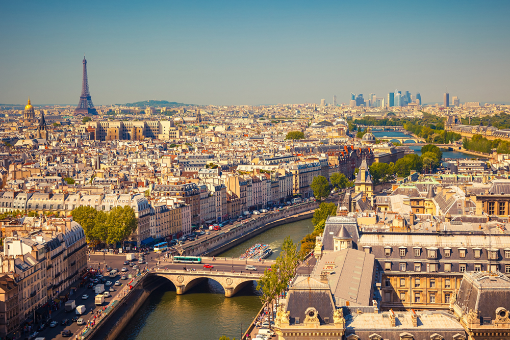 Paris Et Sa Seine En France