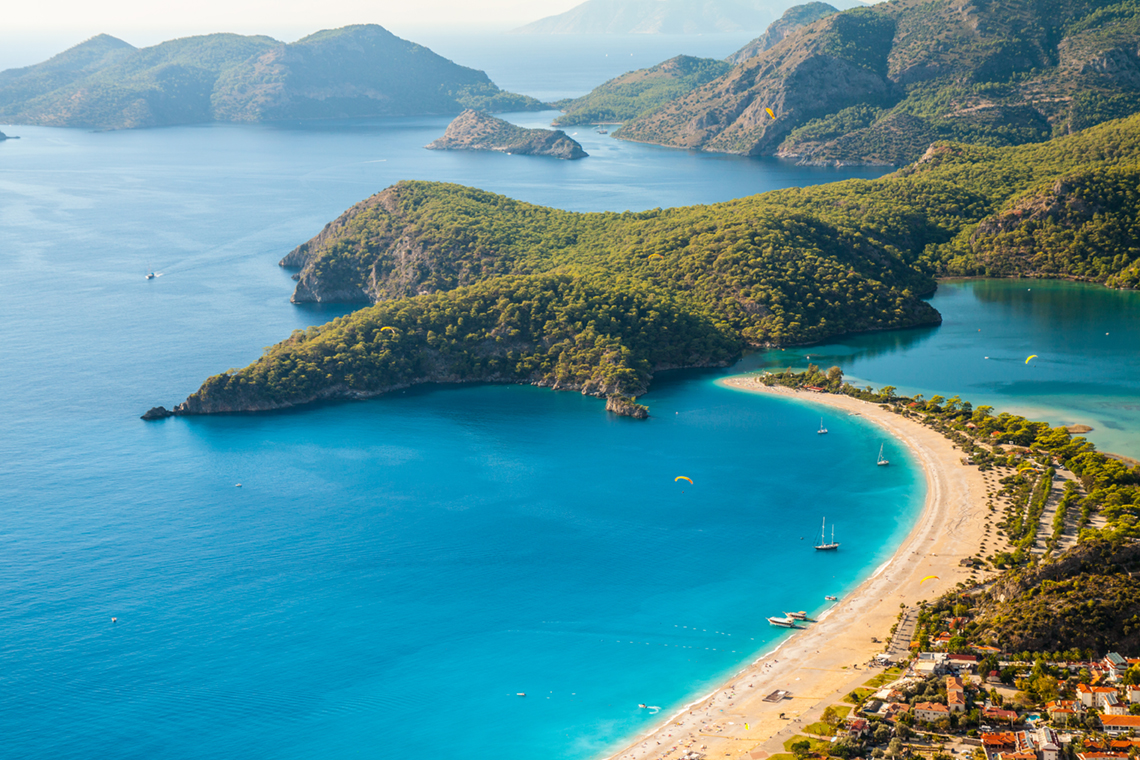 Une Des Belles Plages Turques En Turquie