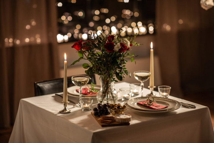 DînerAuxChandellesRomantique